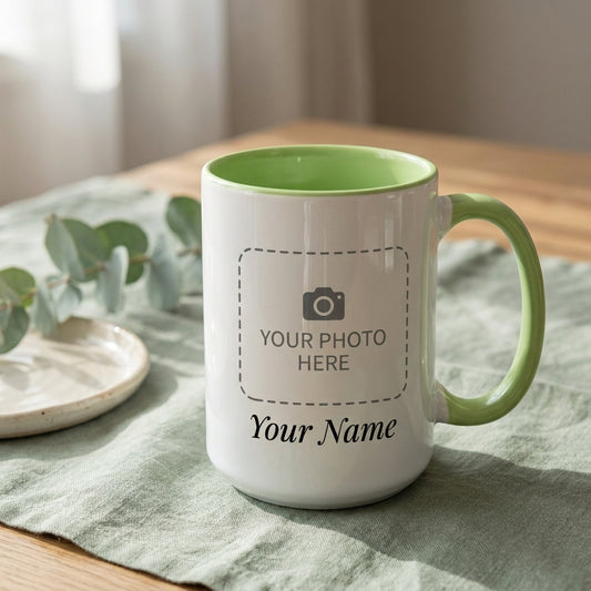 Personalized accent mug 15 oz – personalized example